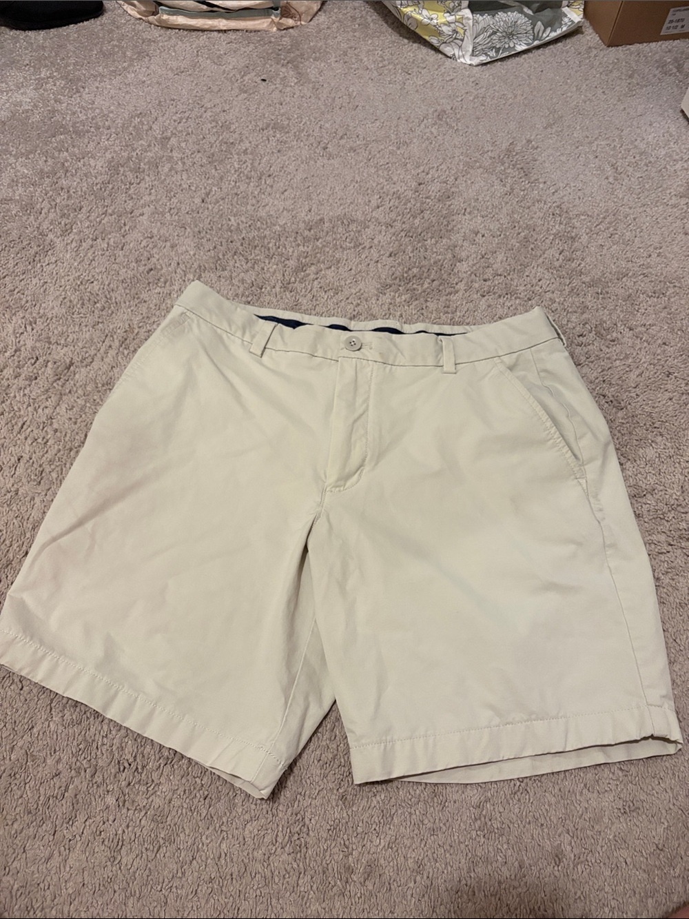 Men's Vineyard Vines Classic Cream Chino Shorts